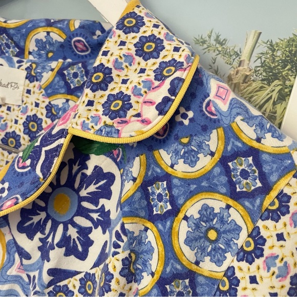 Bed Head PJs Majolica Long Sleeve Top & Pants Jersey Knit Pajama Matching Set - Picture 5 of 7